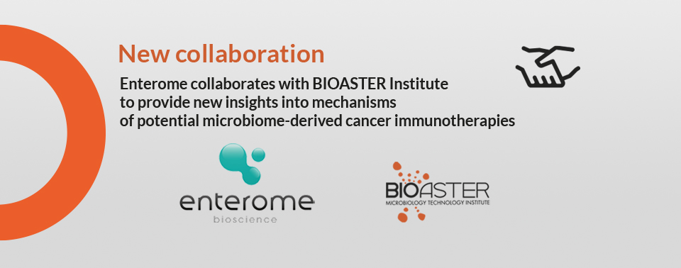 New Collaboration Bioaster & Enterome