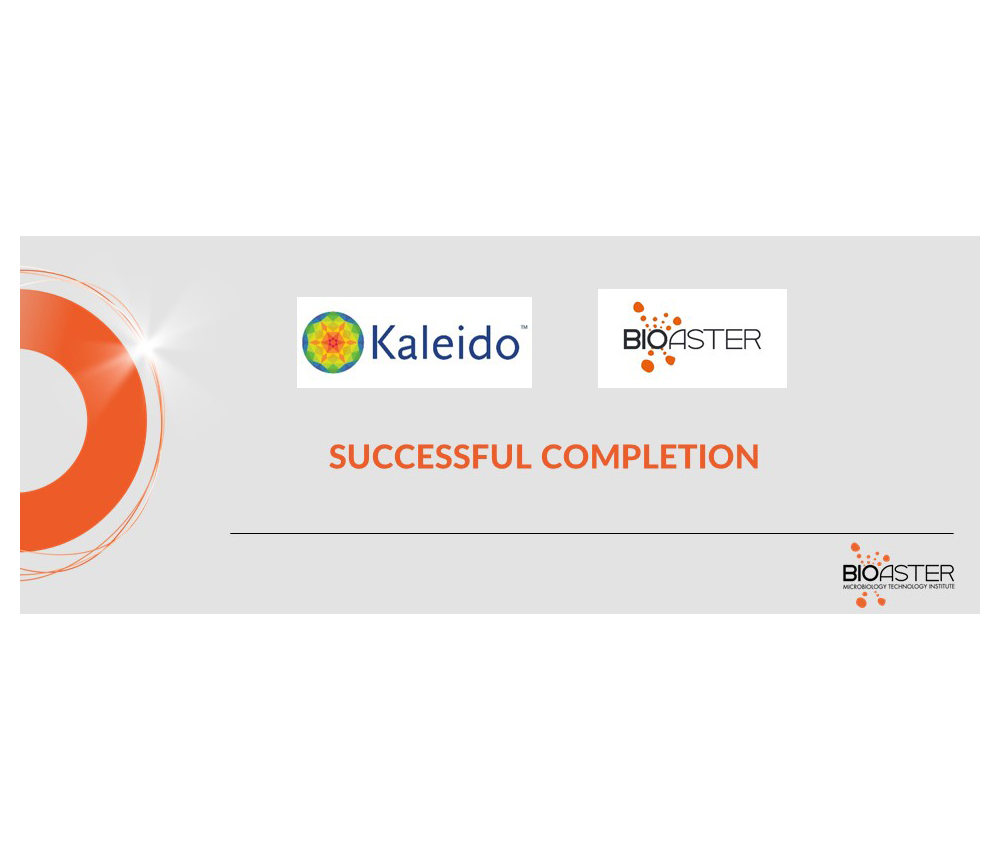 Successful completion Kaleido X Bioaster