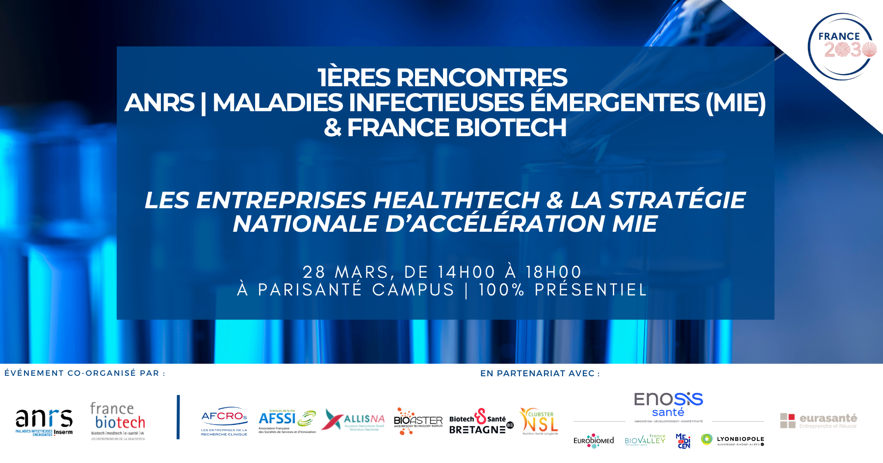 Premières rencontres ANRS Maladies infectieuses émergeantes (MIE) & France Biotech