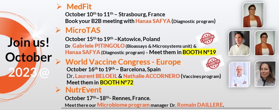 Join BIOASTER in October 2023